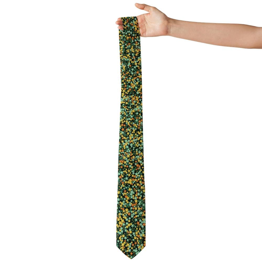 de Castelnau - Forest & Saffron Floral Tie – Provencal Meadow