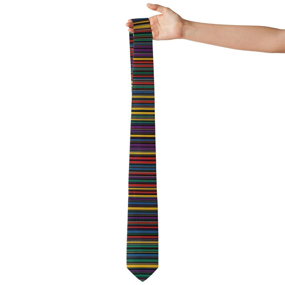 Viffert - Black Jewel Bayadere Stripe Tie – Evening Spectrum