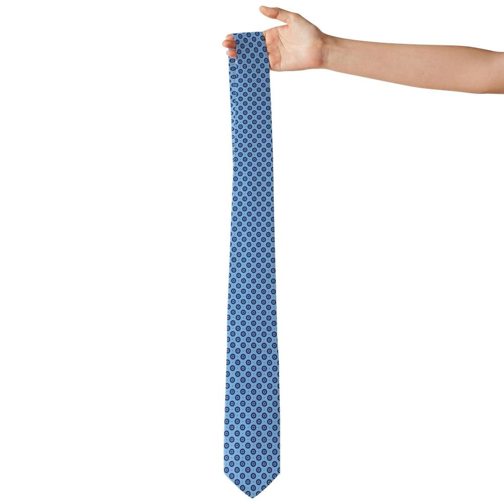 Grammont - Sky Blue Floral Tie – Summer Boardroom
