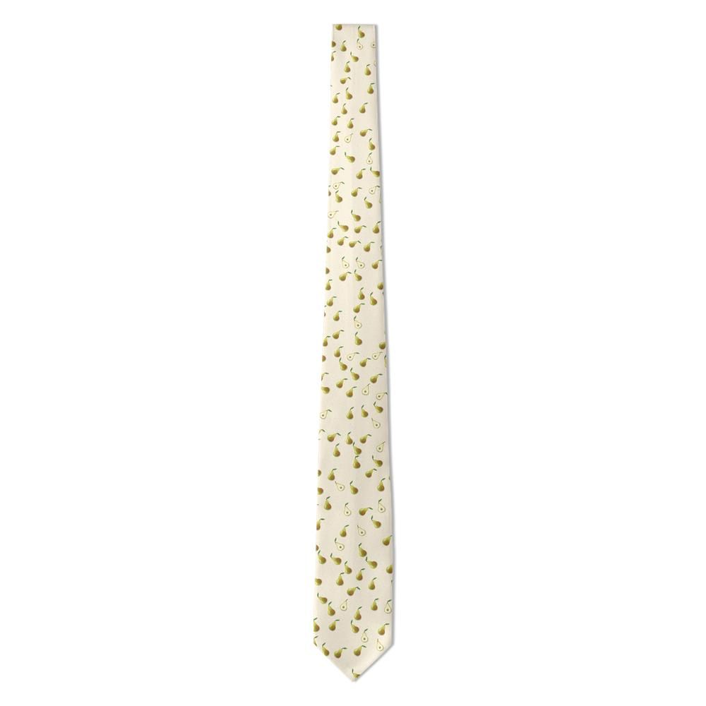 Leszczynski - Cream Pear Tie – Painterly Pears for Sunny Days