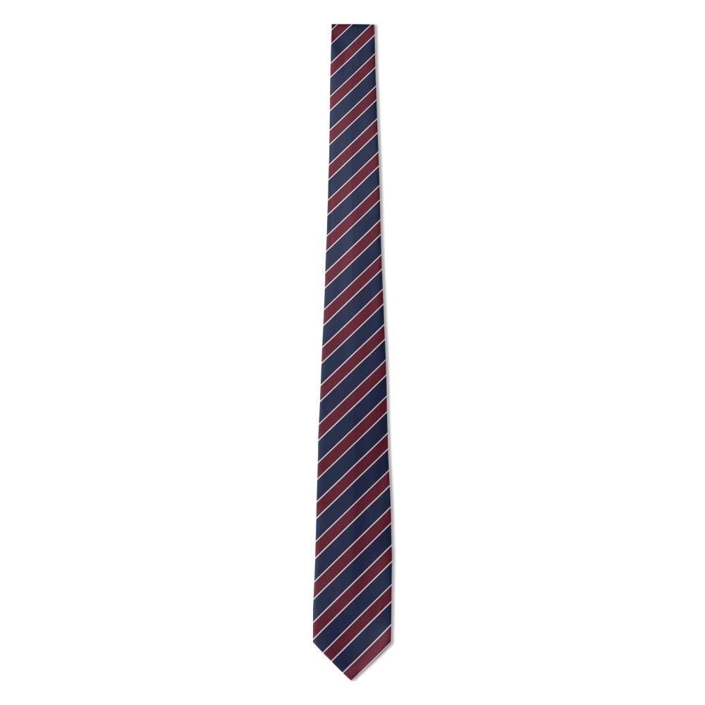 Aubusson - Navy & Burgundy Striped Tie – Ivy League
