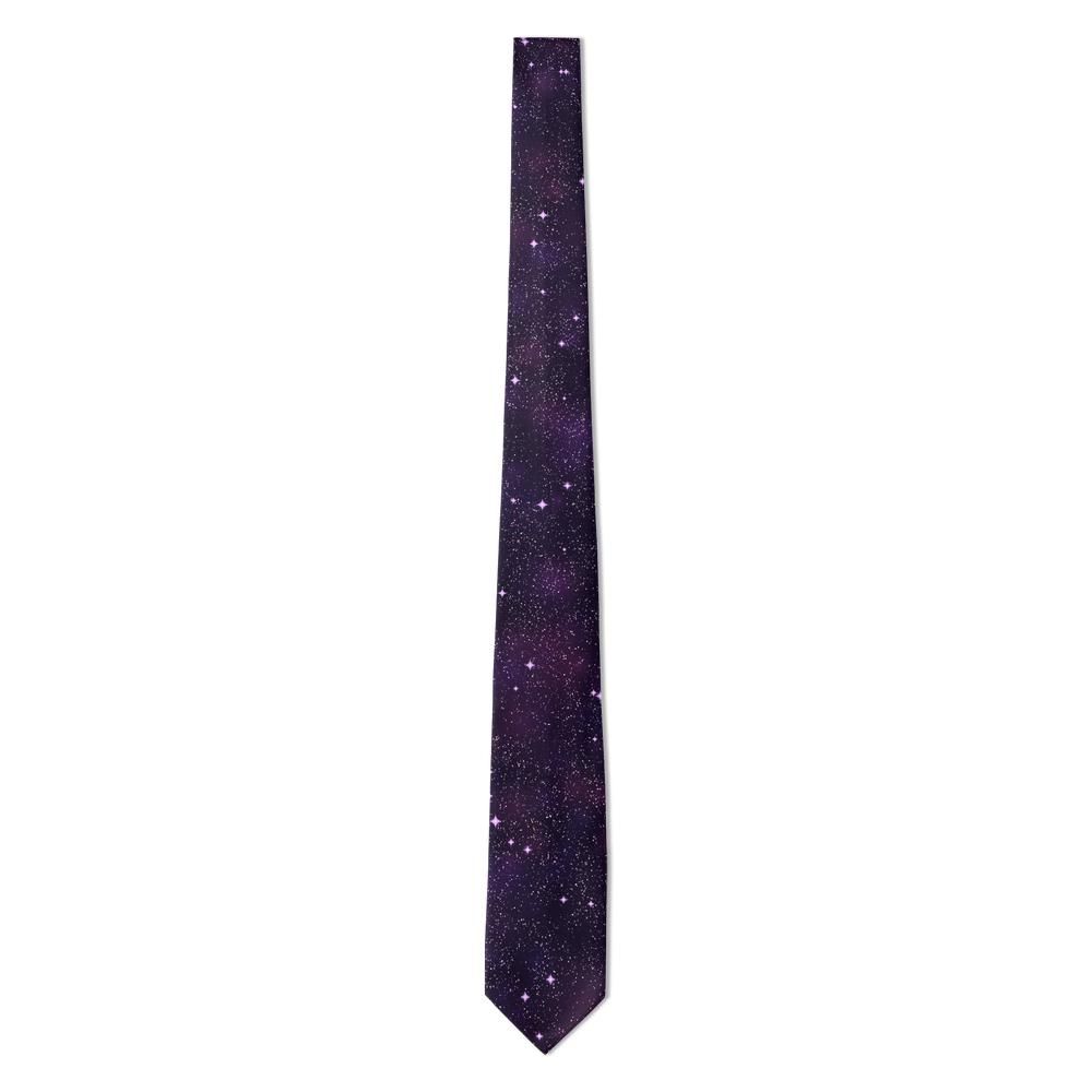 Danneskiold - Violet & Pink Starfield Galaxy Tie – Nebula Dream