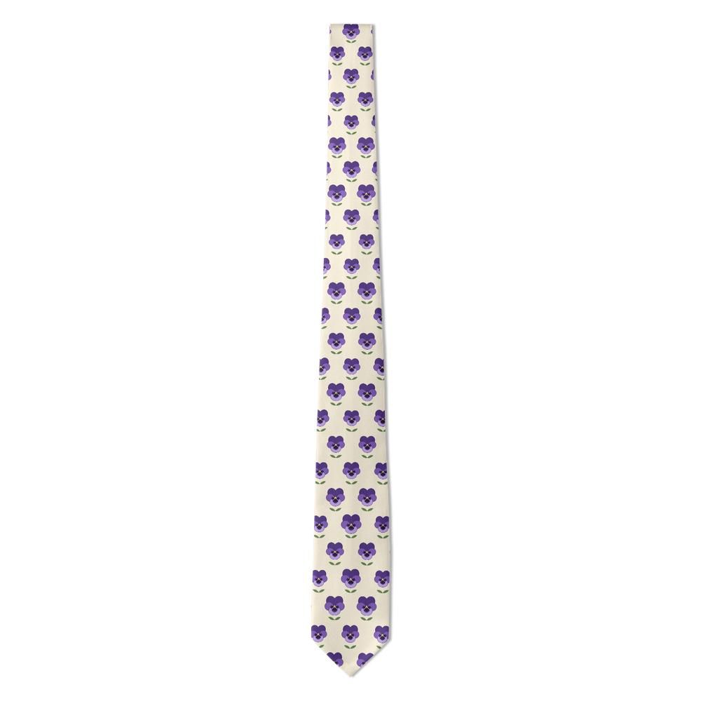 Frölich - Cream Pansy Tie – Spring Morning