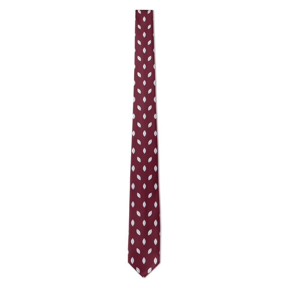 Jägerhorn - Burgundy & Silver Almond Dot Tie – Evening Reserve