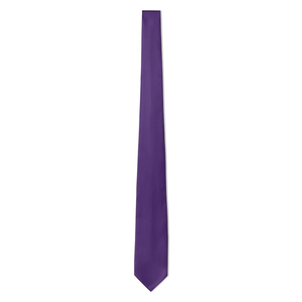 Kurck - Purple Mogador Tie – Regal Colour, Quiet Rib
