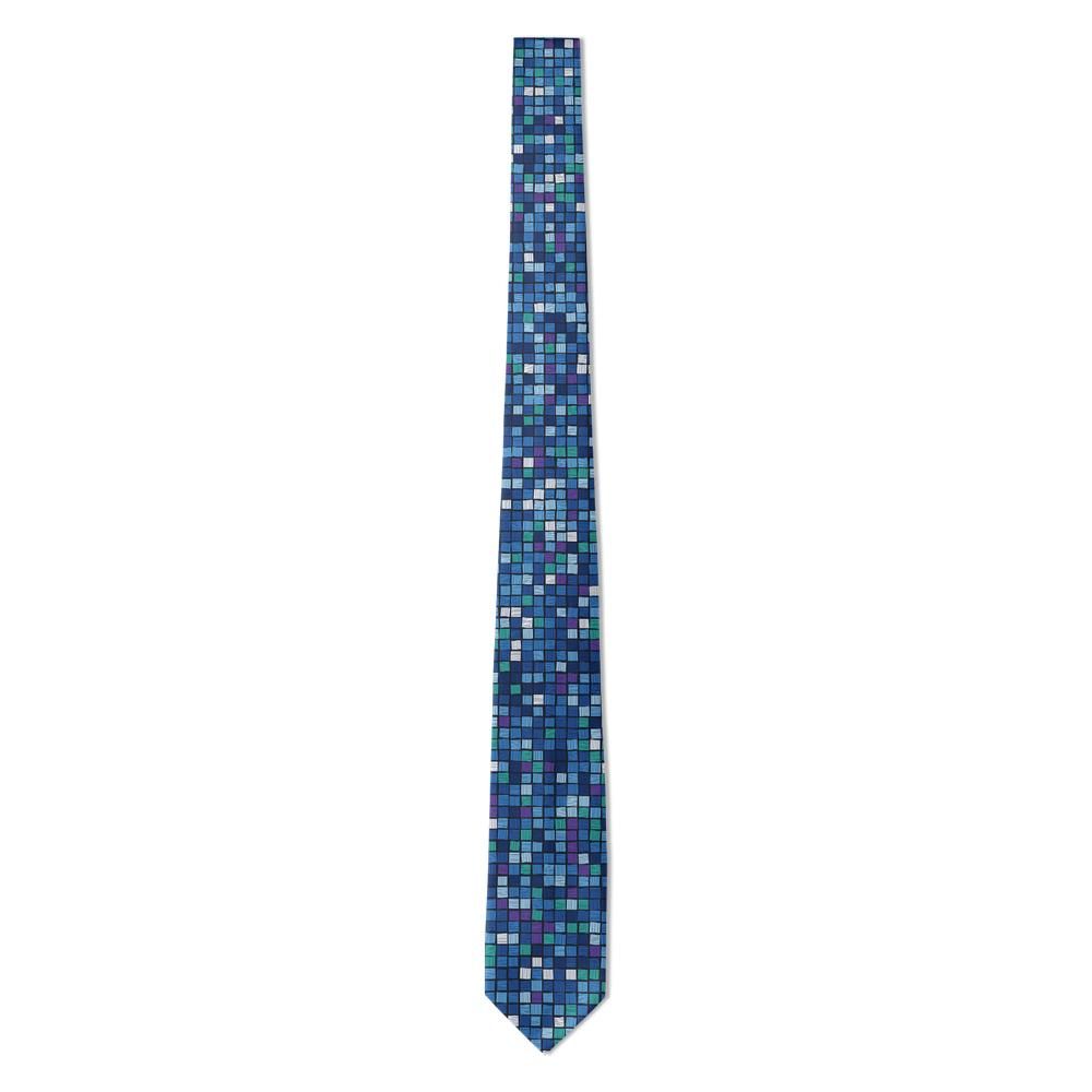 Tennant - Blue Mosaic Basket Weave Tie – Harbour Tiles