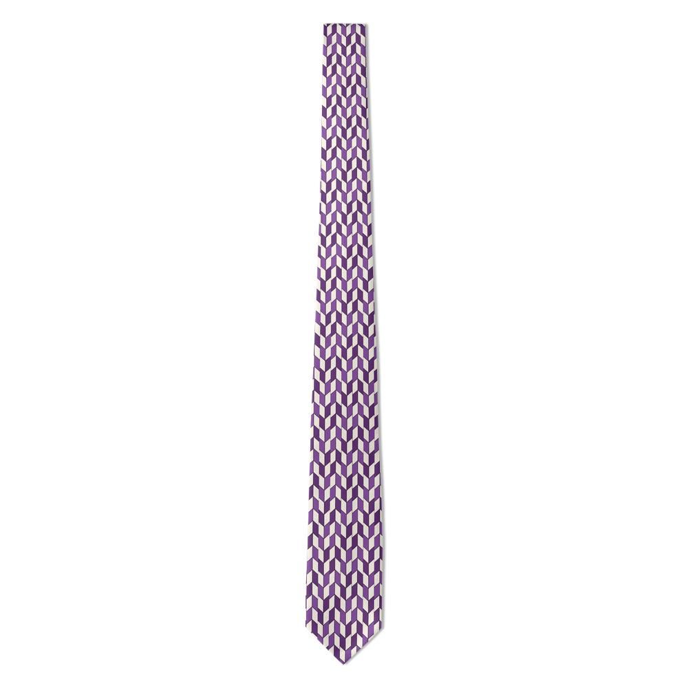 Marsvin - Plum & Ivory Arrow Feather Tie – Kimono Arrow