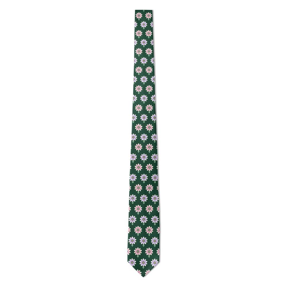 Breuner - Forest & Ivory Passionflower Tie – Glasshouse