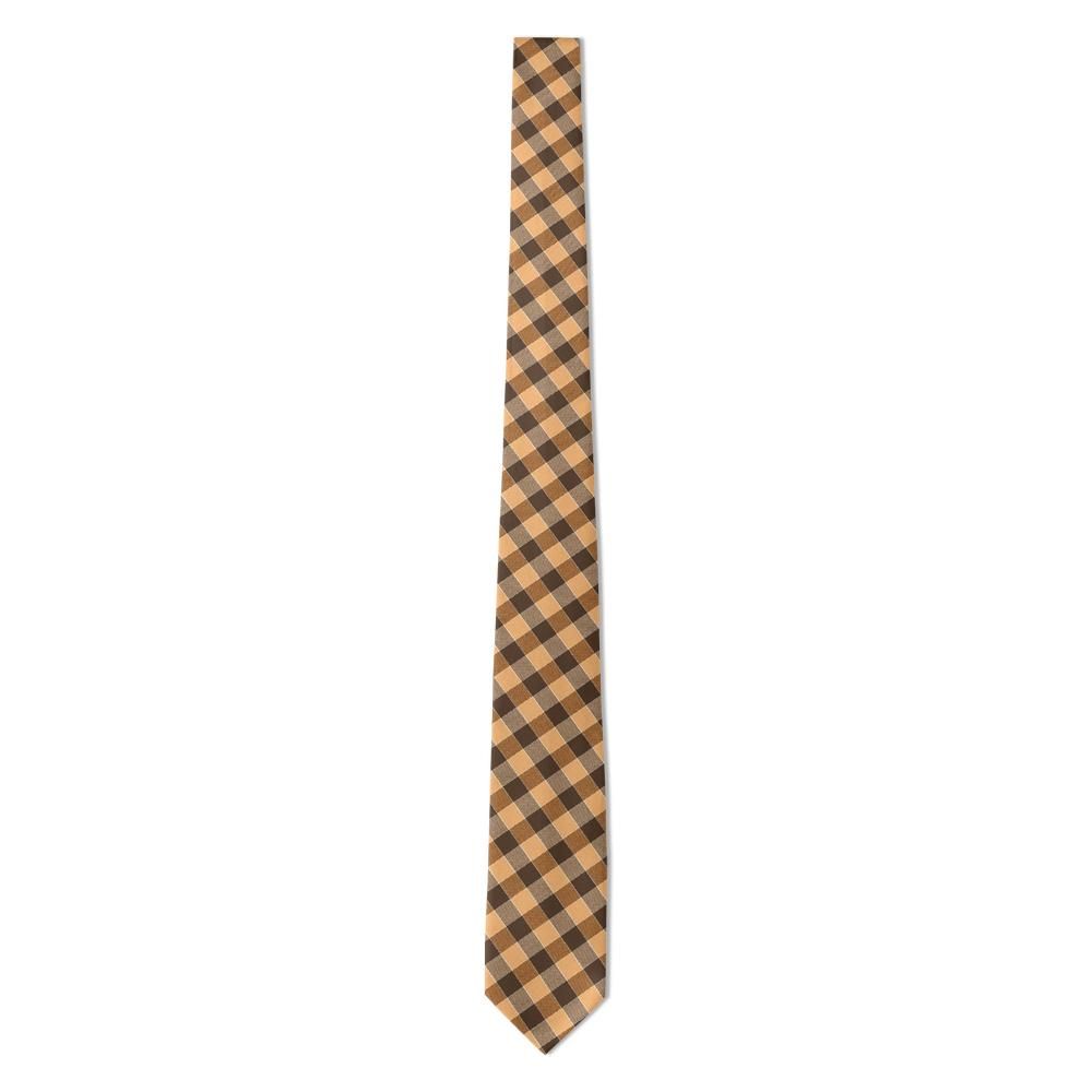 Parsberg - Brown & Orange Checkered Tie – Harvest Market