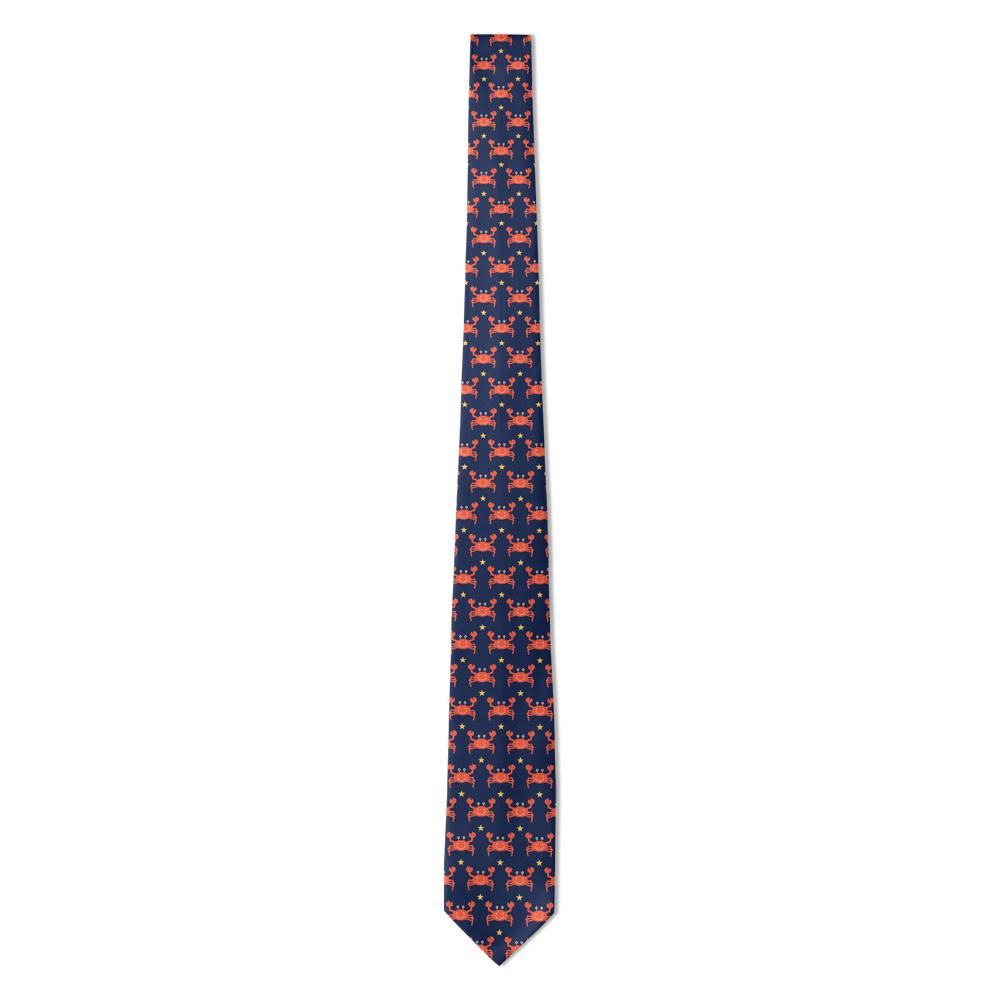 Stadion - Navy & Red Crab Tie – Harbour Catch