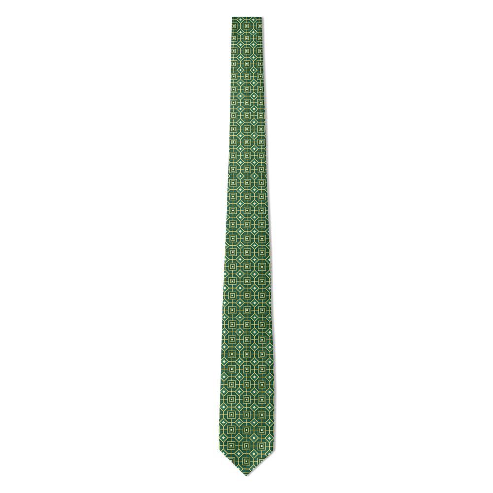Zinzendorf - Jade & Gold Chinoiserie Tie – Tea Pavilion