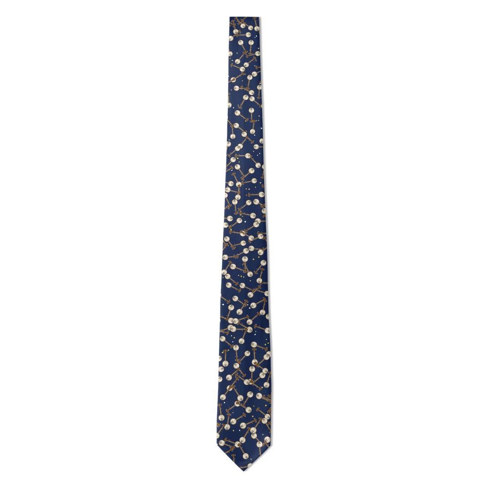 Mycielski - Navy Banjo Tie – Bluegrass Night