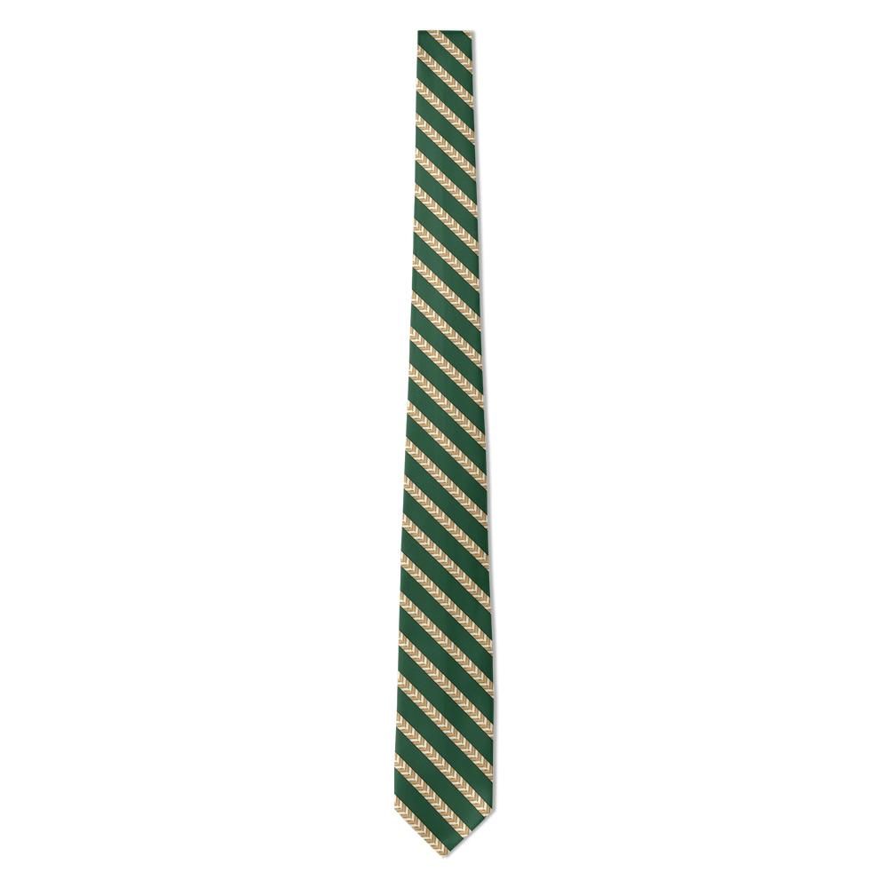 Falkenberg - Forest & Tan Braid Stripe Tie – Hunting Lodge