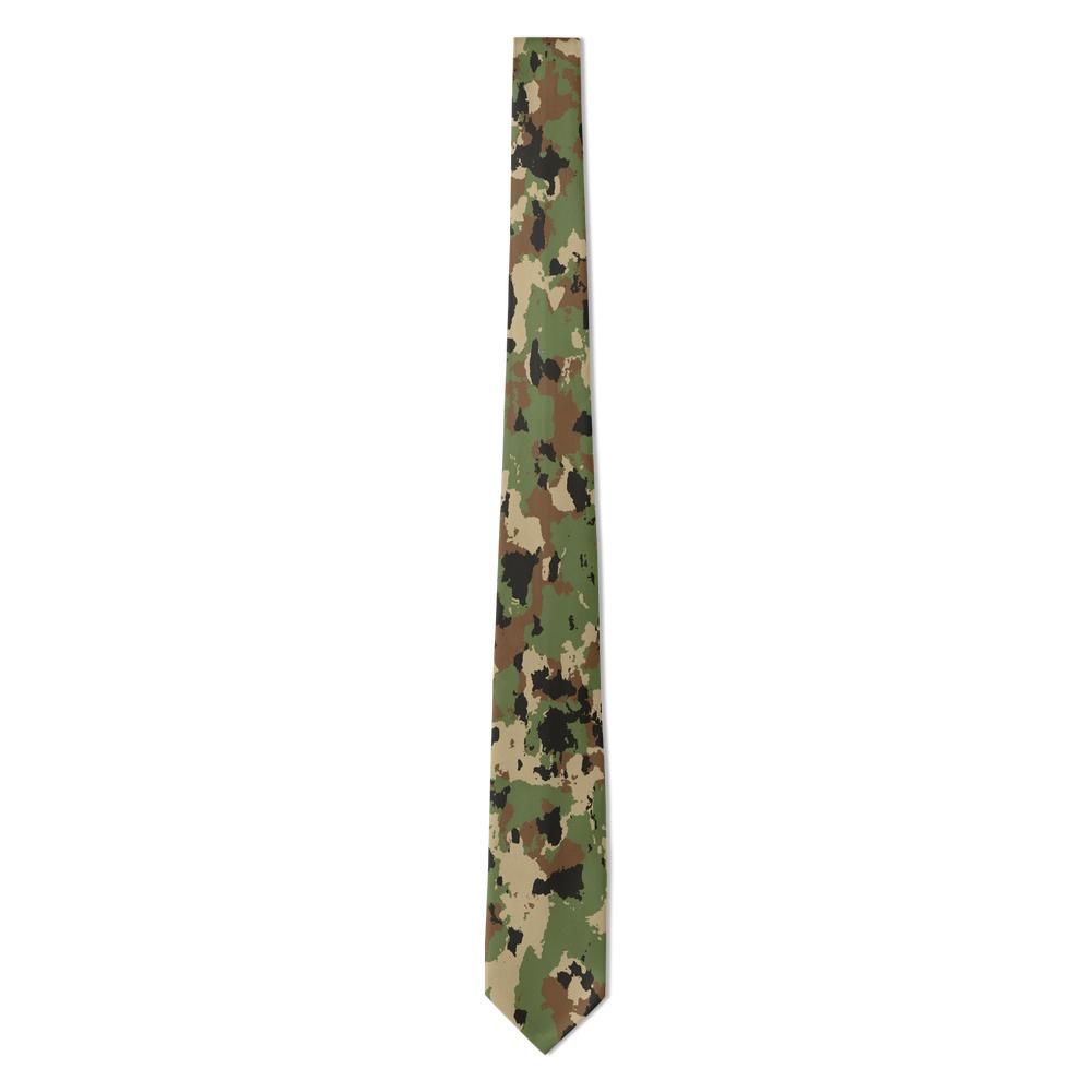 Radetzky - Green & Brown Woodland Camo Tie – Field Officer