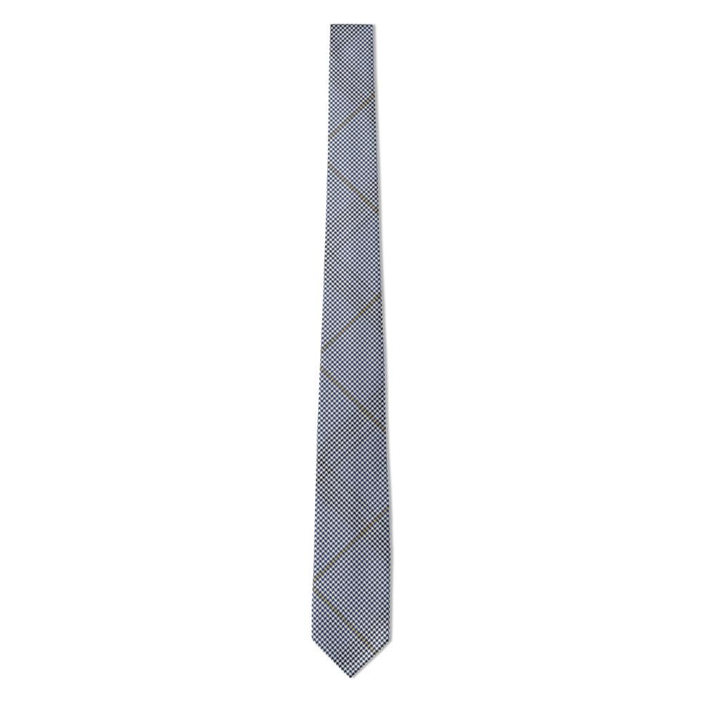 Urquhart - Navy & Gold Glen Check Tie – Loch Evening