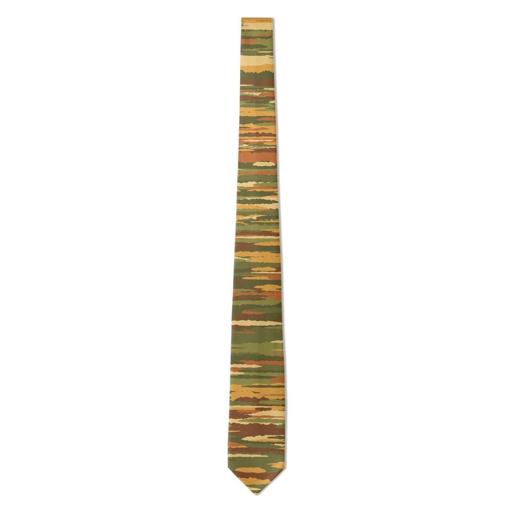 Bernstorff - Olive & Rust Painted Horizon Tie – Autumn Plains