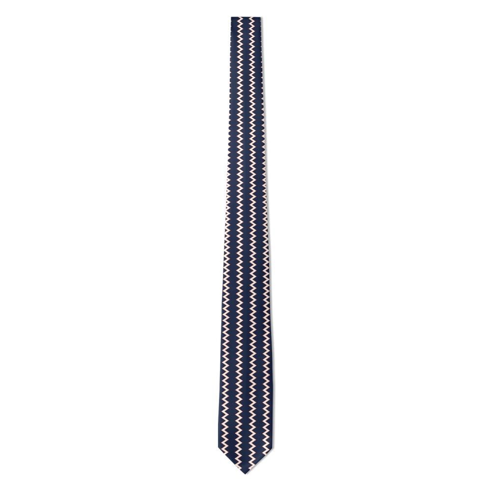 Sture - Navy & White Ric-Rac Stripe Tie – Harbour Lights