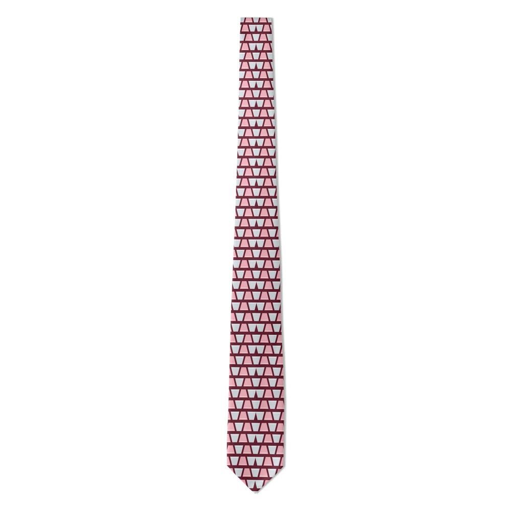 Teleki - Burgundy & Rose Keystone Tie – Evening Arch
