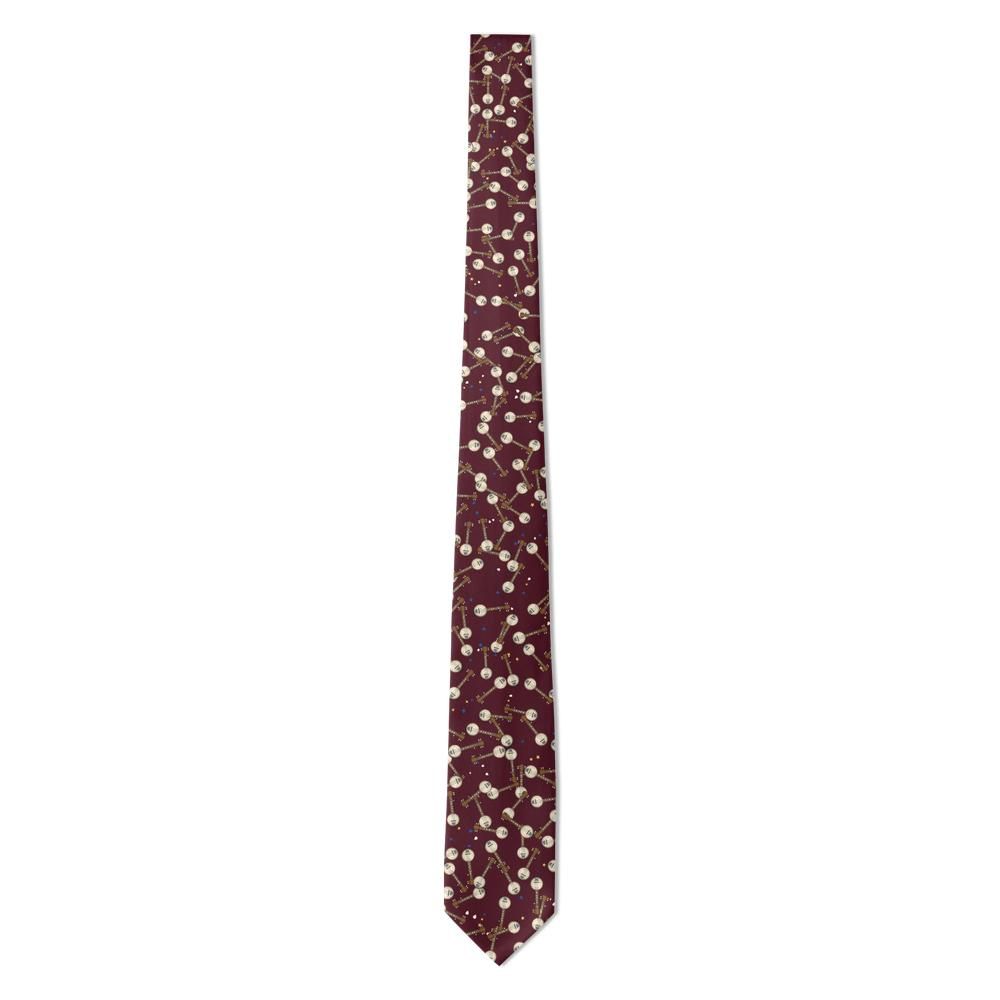 Mycielski - Burgundy Banjo Tie – Front Porch Jam