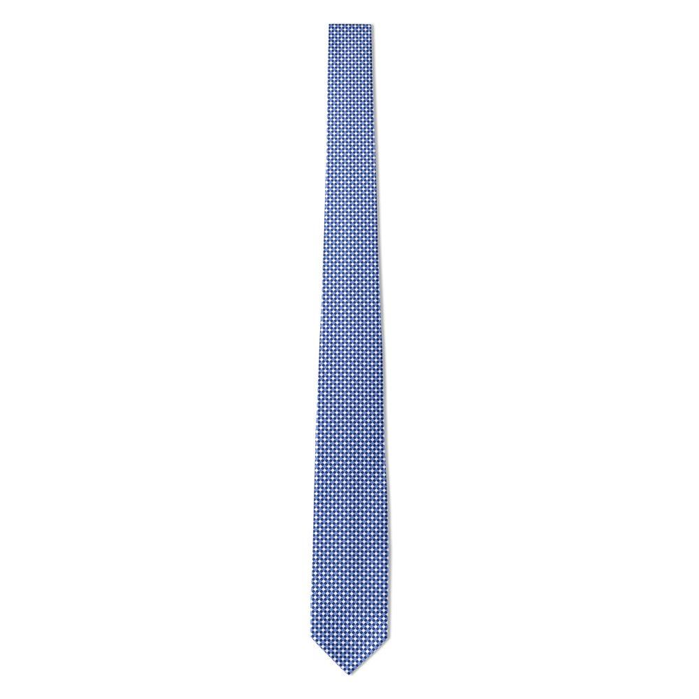 Pallavicino - Light Blue Micro Check Tie – Crisp Morning