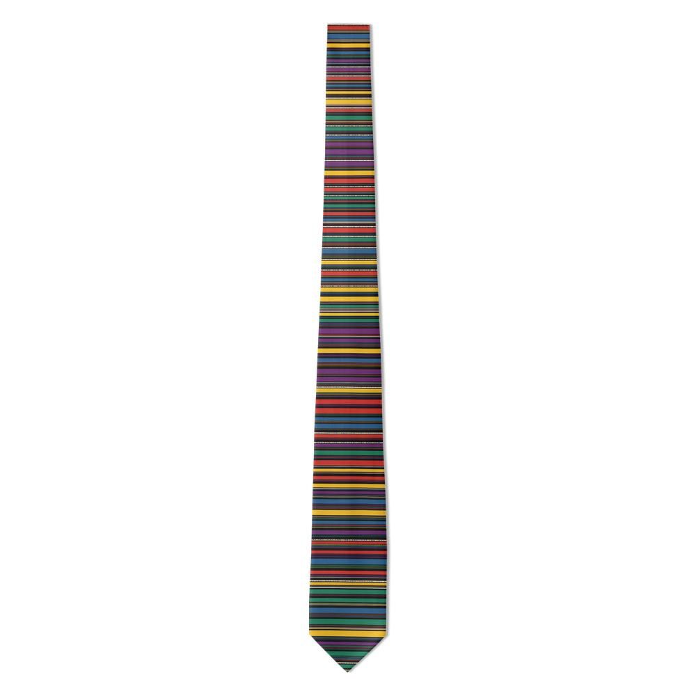 Viffert - Black Jewel Bayadere Stripe Tie – Evening Spectrum