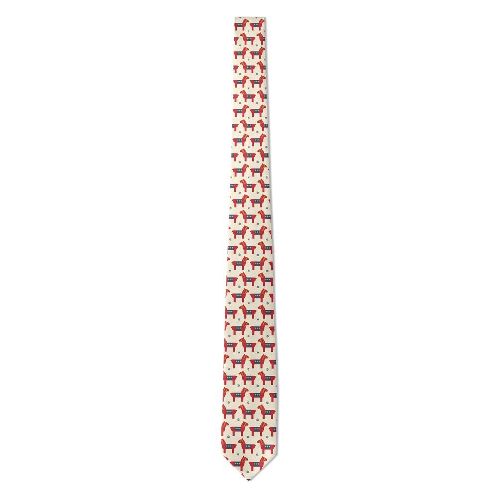 Bryske - Red & Cream Dala Horse Tie – Dalarna Classic