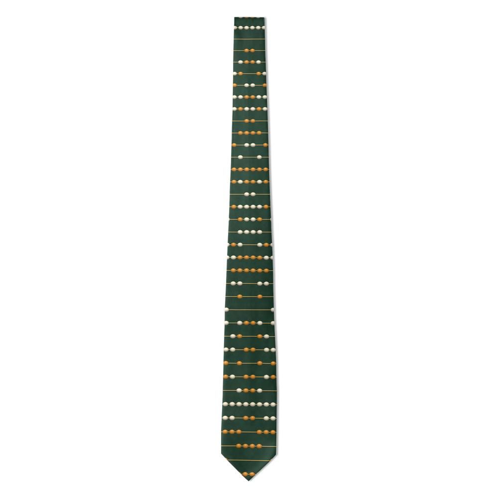 Ribbing - Forest & Amber Abacus Dot Tie – Old Bazaar