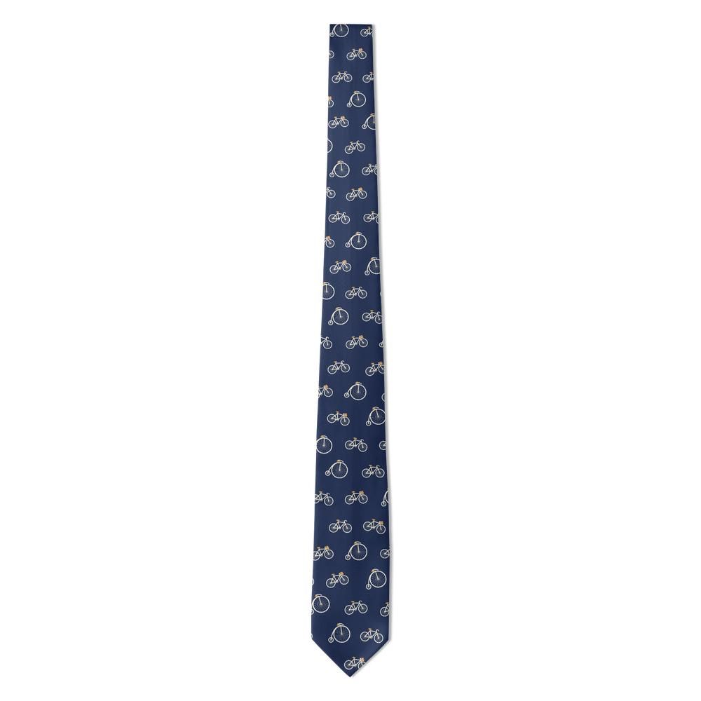 Chotek - Navy & Cream Vintage Bicycle Tie – Sunday Ride
