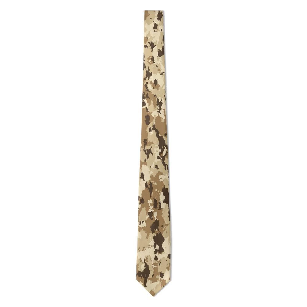 Radetzky - Sand & Brown Woodland Camo Tie – Desert Campaign