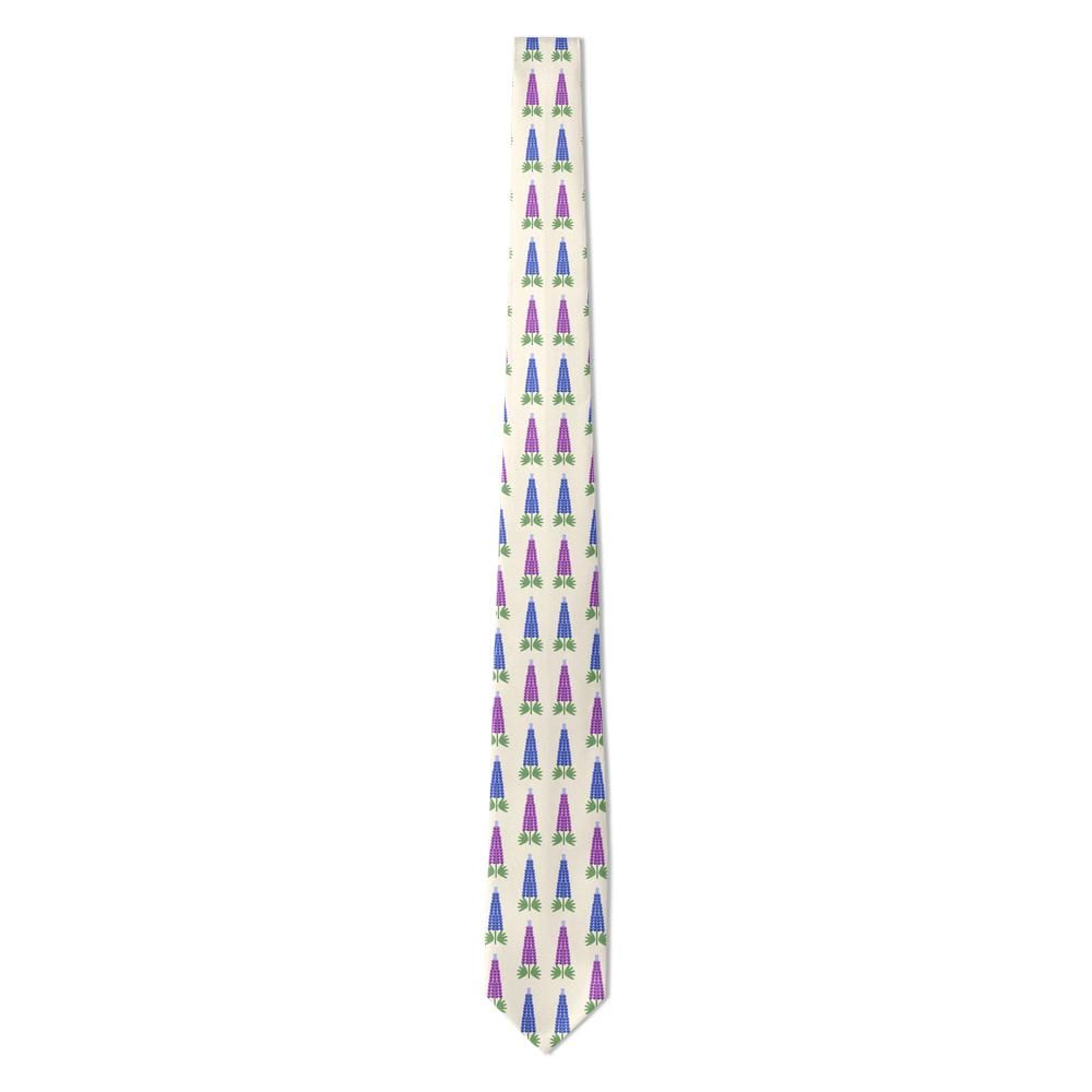 Pappenheim - Cream & Blue Lupin Tie – Meadow Spires