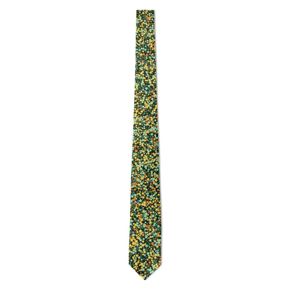 de Castelnau - Forest & Saffron Floral Tie – Provencal Meadow