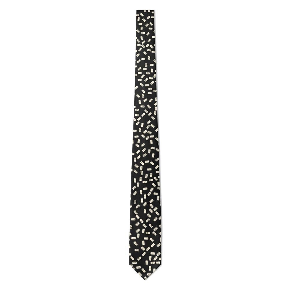 Bing - Black & Ivory Domino Tie – Game Night