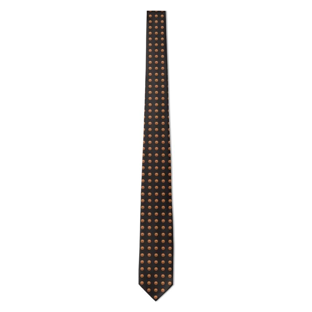 Rosenblad - Black & Copper Rivet Dot Tie – Motor Club