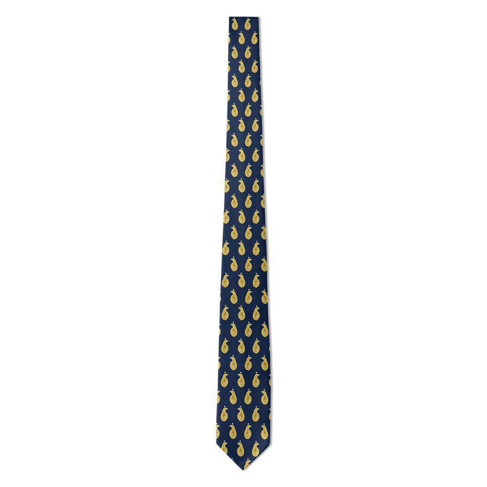 Morosini - Navy & Gold Classic Boteh Tie – Doge's Assembly