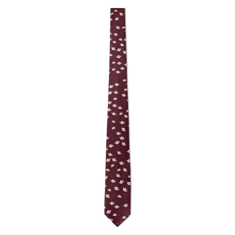 Rzewuski - Burgundy Teapot Tie – Gilded China and a Proper Cuppa
