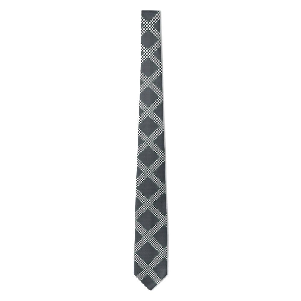 Ubaldini - Grey & Green Herringbone Plaid Tie – Moorland Walk