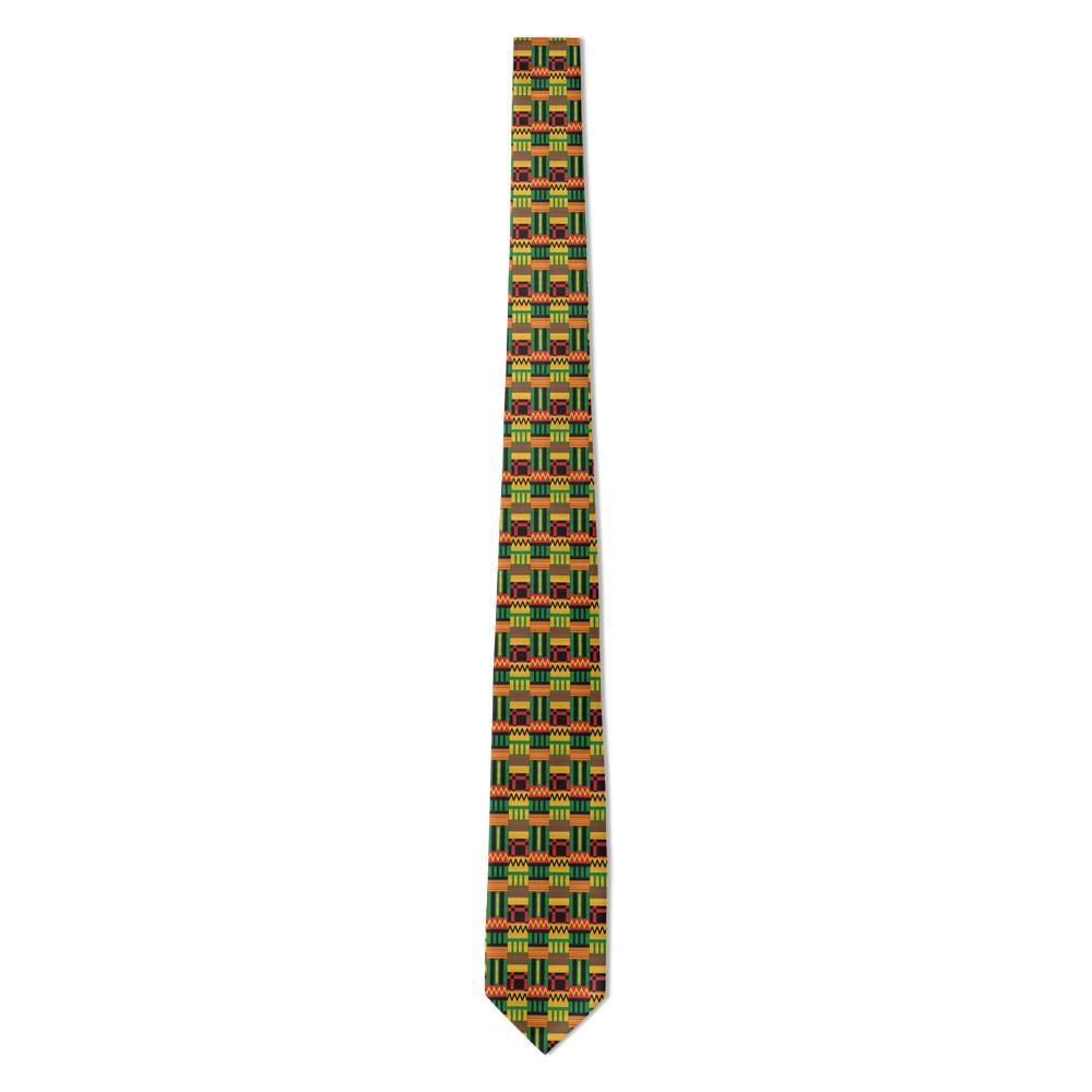 Ulfstand - Gold, Green & Red Kente Weave Tie – Ashanti Gold