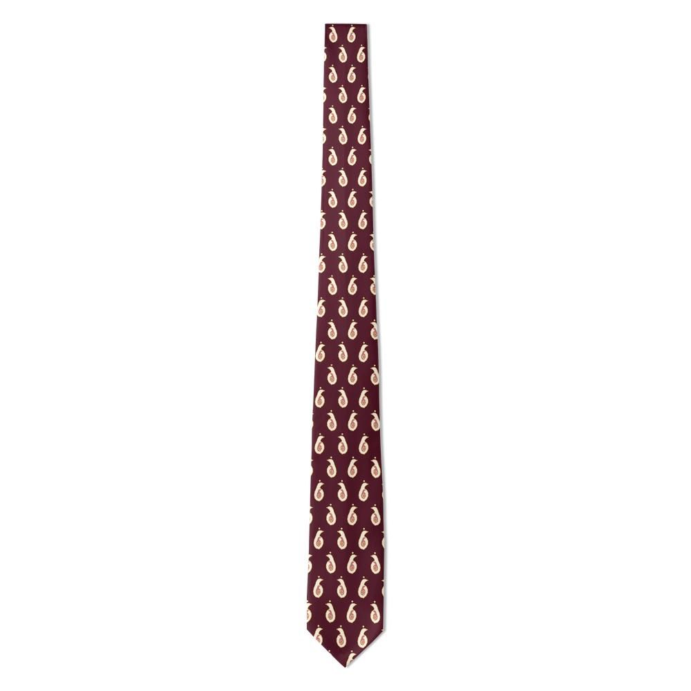 Morosini - Burgundy & Ivory Classic Boteh Tie – Serenissima Evening