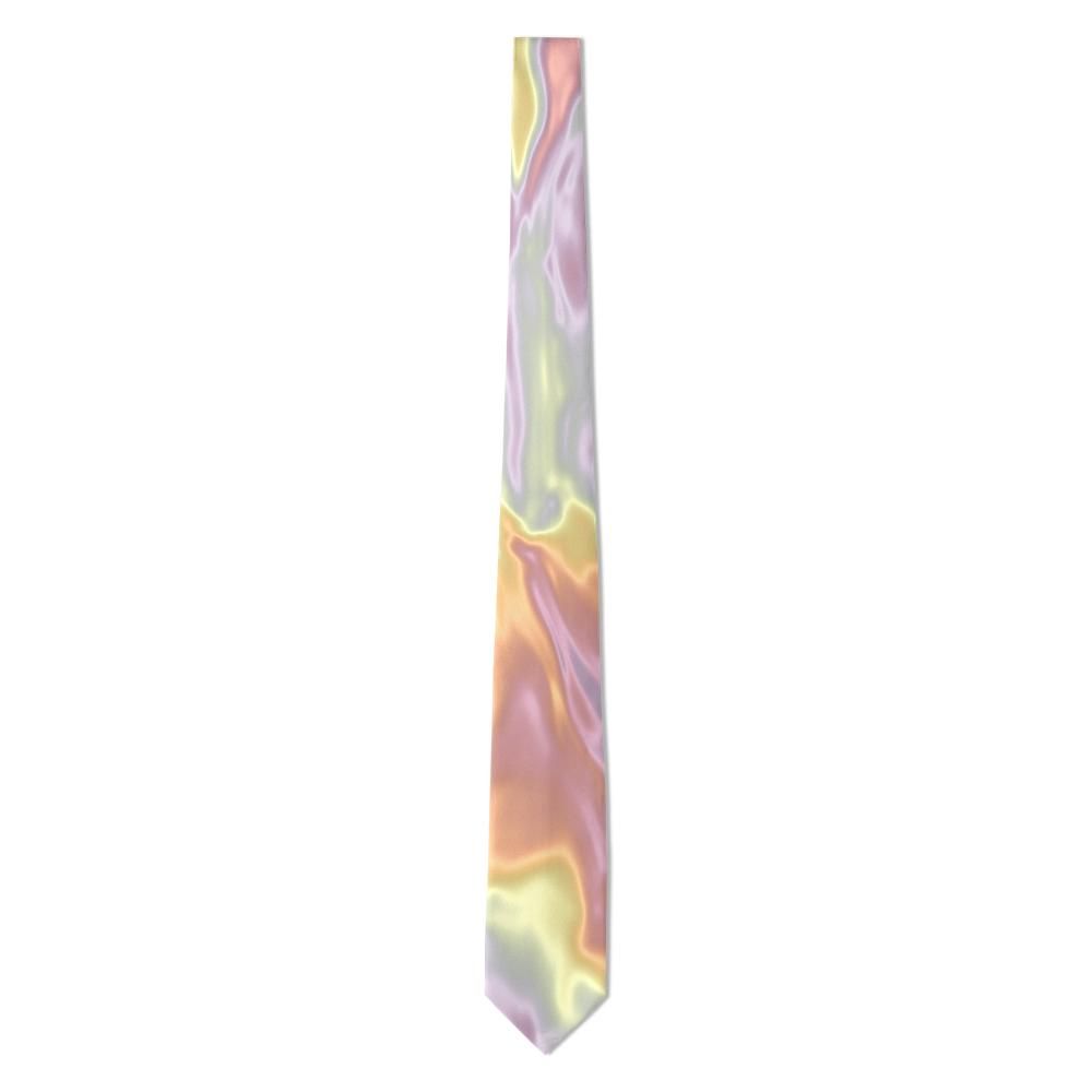 Wachtmeister - Champagne & Rose Iridescent Swirl Tie – Pearl Glow