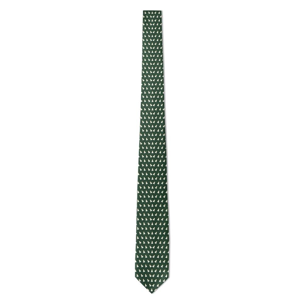 Hadik - Green & White Shuttlecock Tie – Garden Rally