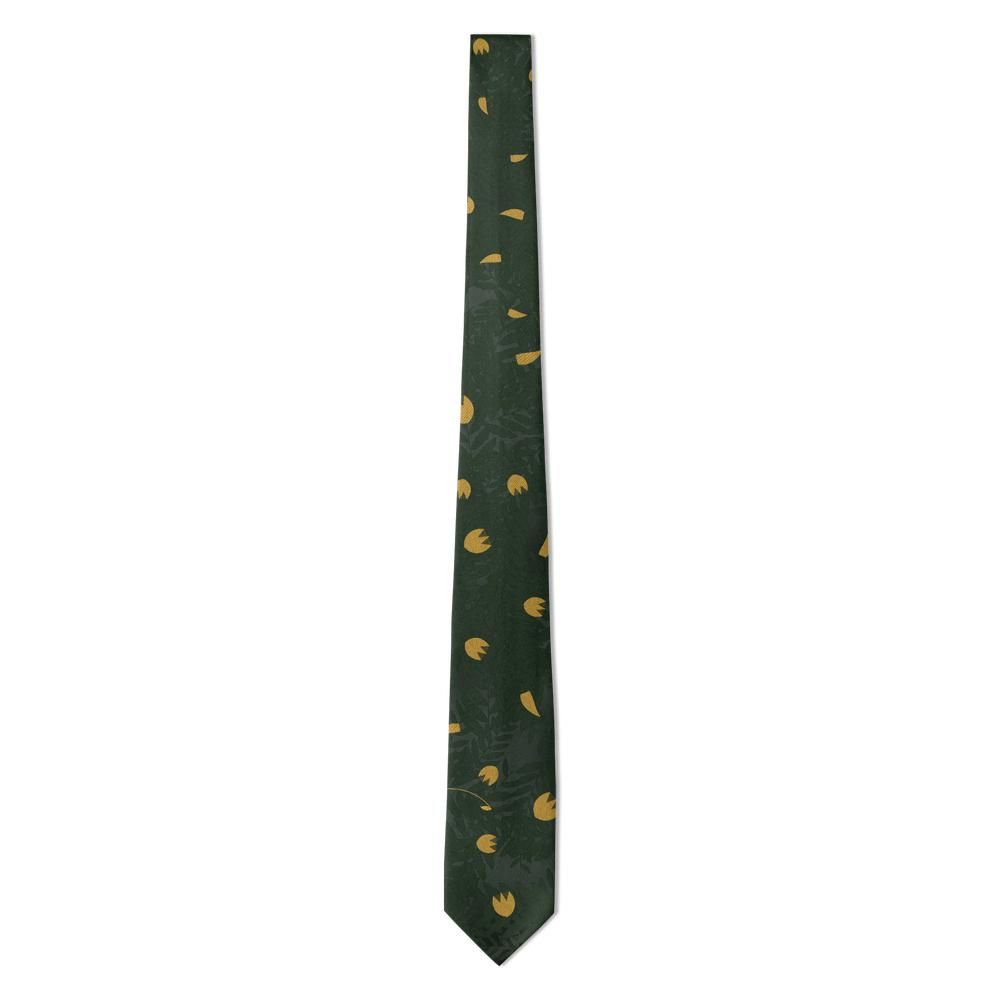 Waldstein - Forest & Gold Acanthus Leaf Tie – Hunting Lodge