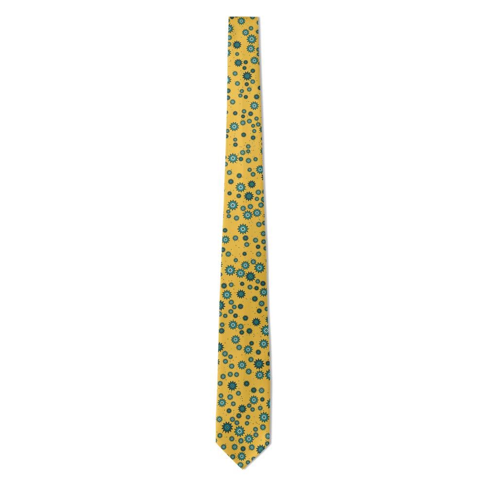 Ginori - Mustard & Teal Pop Art Floral Tie – Studio Bright