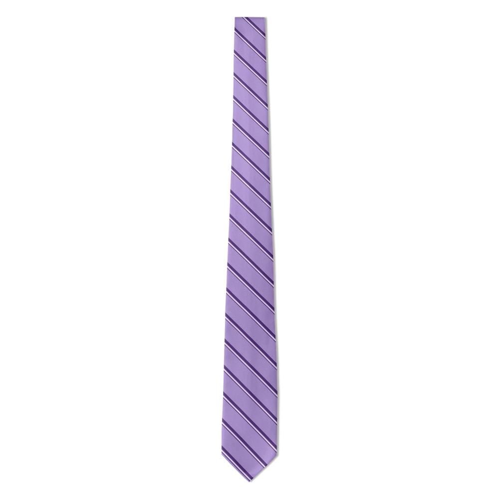 Baglioni - Lavender & Purple Triple Stripe Tie – Spring Office