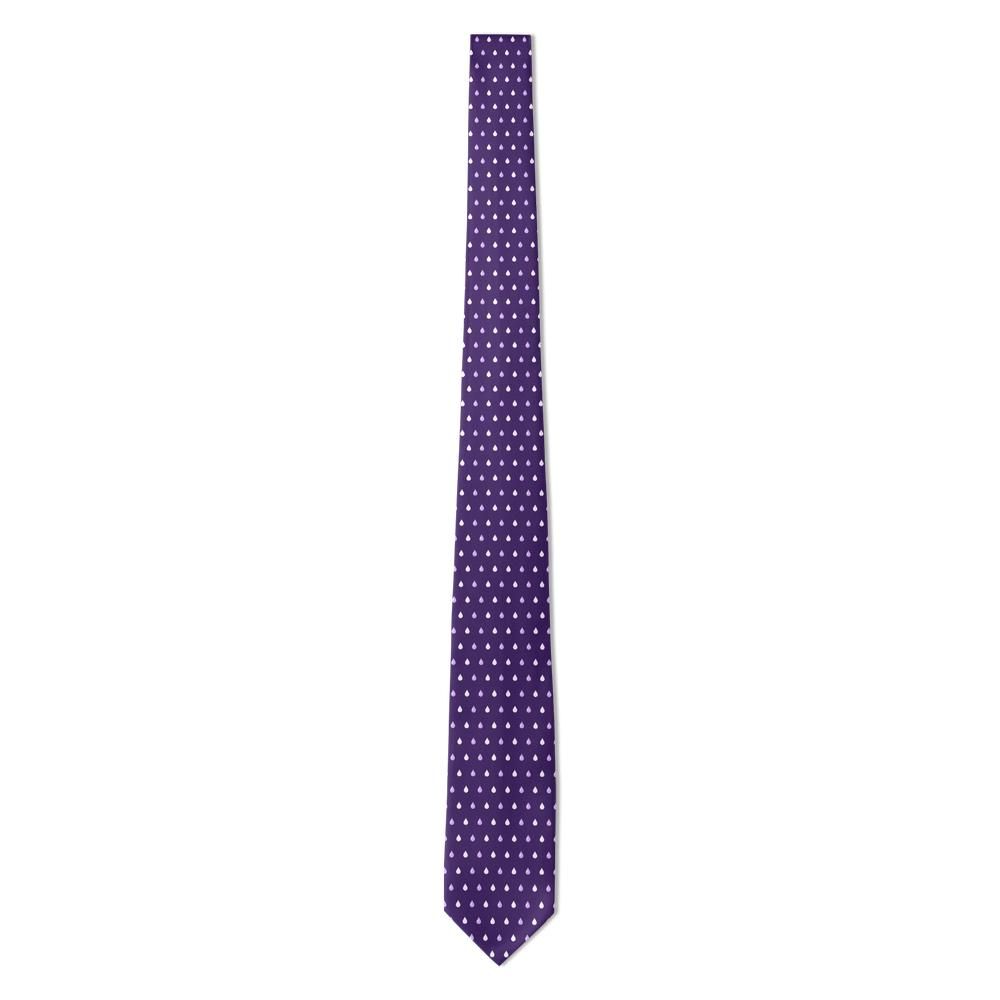 Adlercreutz - Purple Raindrop Dot Tie – Lilac Drizzle