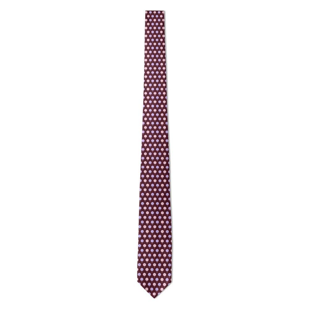 Törring - Burgundy & Lilac Phlox Tie – Evening Garden