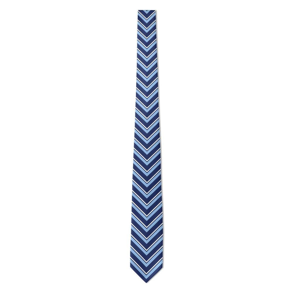 Klinckowström - Navy & Sky Mitered Stripe Tie – Harbour Chevron