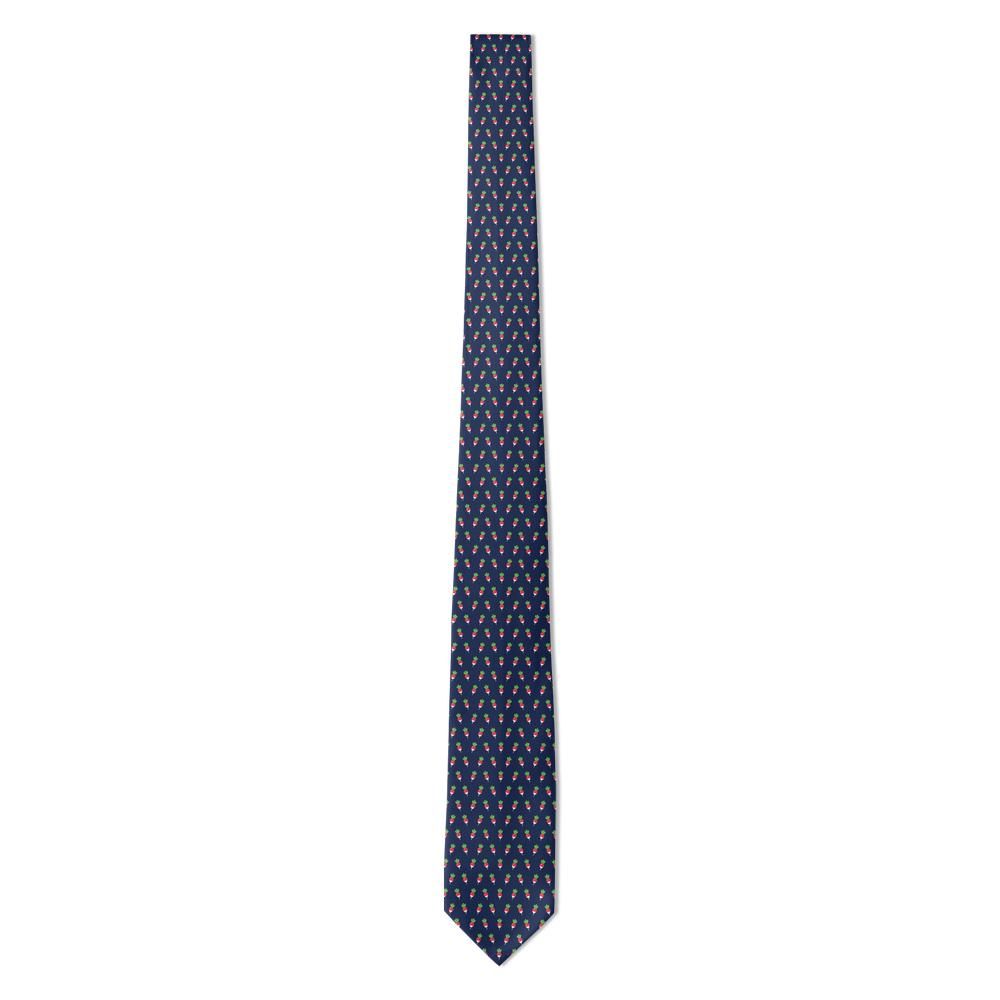 Martinitz - Navy & Red Radish Tie – Kitchen Garden