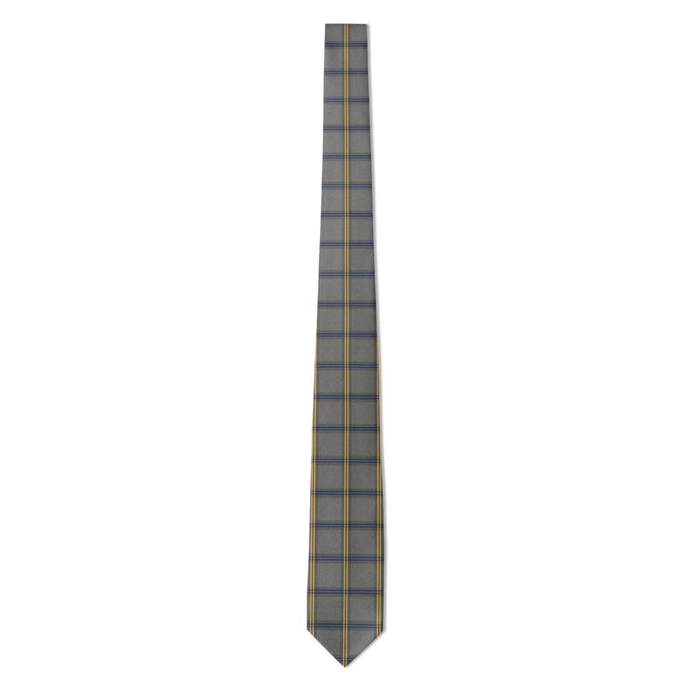 Törnflycht - Grey & Gold Deerstalker Check Tie – Shooting Lodge