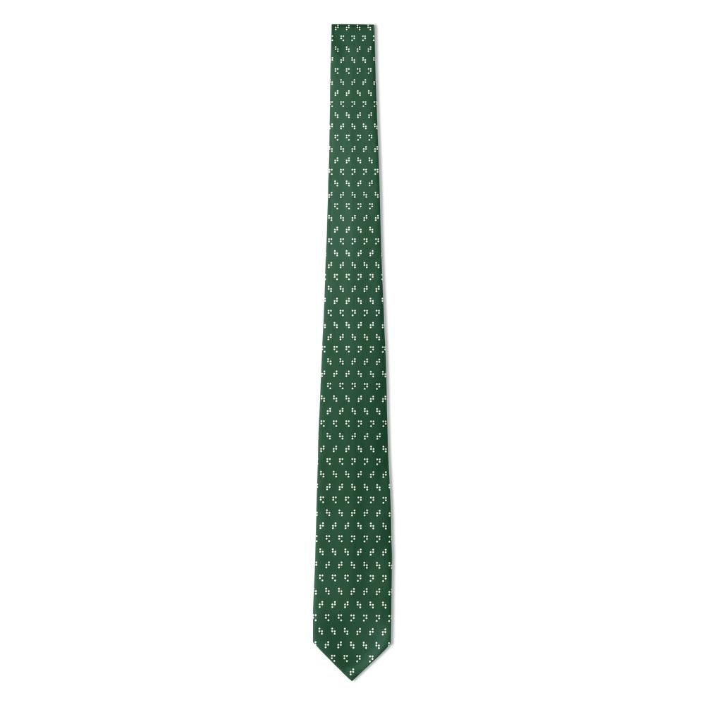 Cronstedt - Green Braille Dot Tie – Library Green