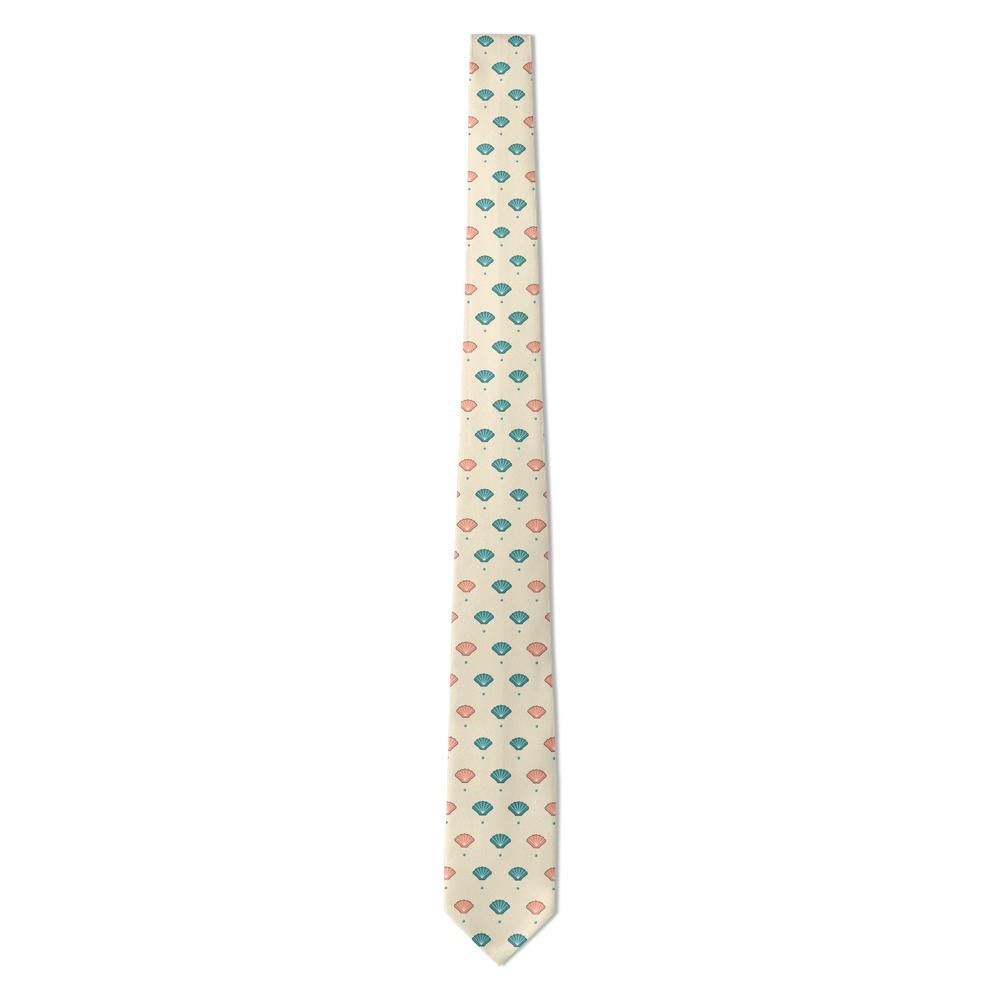 Oettingen - Sand & Teal Shell Tie – Low Tide